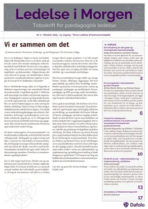 Ledelse i Morgen Årgang 23, Nr. 2. Oktober 2019  (E-tidsskri